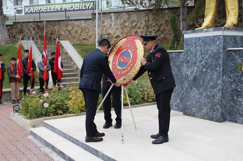 Ulu Önder Gazi Mustafa Kemal Atatürk, ebediyete intikalinin 84. Yıl dönümünde düzenlenen anma töreni